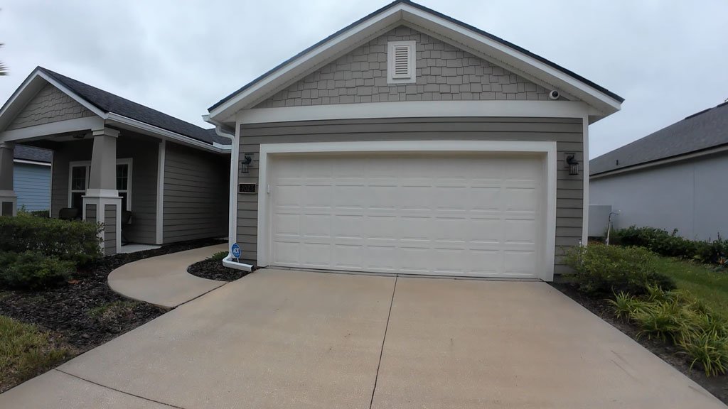 After Driveway Powerwashing