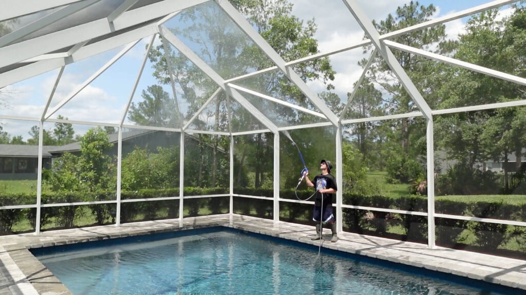 Pool Deck, Lanai & Screen Enclosure Cleaning in Jacksonville, FL